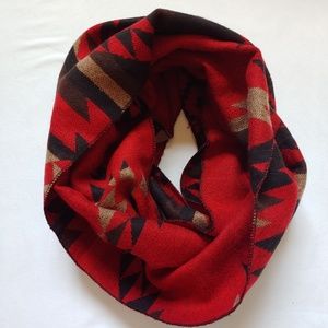 New Reversable Aztec Tribal Infinity Scarf